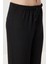 Geniş Paça Krinkıl Örme Pantolon LCI0057 Siyah 3