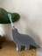 Dinozor Diş Fırçası Tutucu (3d Baskı) Gri 3