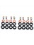 8x Enjektör Onarım Kiti Yakıt Enjektör Contası O-Ring Kiti Contalar Subaru Wrx Için Filtreler (Yurt Dışından) 1