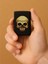 Özel Tasarım Şık ve Dayanıklı Uv Desenli Baskılı Benzinli Metal Çakmak Disco Skull 1