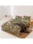 %100 Pamuk Çift Kişilik Nevresim Takımı 200X220 50*70 Yastık Kılıfı - Acacıa Çift Taraflı Baskı 4