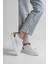 Vega Premium Leopar Detaylı Beyaz Kadın Sneaker 8