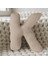 Litera, K Harfi, Yastık, Kırlent, Elyaf Dolgulu, Welsoft Kumaş, 40 cm 1