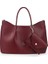 Logo Detaylı Bordo Kadın El Çantası Riv 147-R 1
