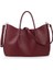 Logo Detaylı Bordo Kadın El Çantası Riv 147-R 3