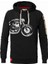 Motorlu Kapüşonlu Siyah Sweatshirt - Hnda Sağlam 1