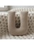 Litera, U Harfi, Yastık, Kırlent, Elyaf Dolgulu, Welsoft Kumaş, 40 cm 1