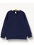 Çocuk Siyah Basic Sweatshirt - Yumuşak Pamuklu Kumaş 5639L 5