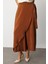 Kahverengi Geniş Paçalı Pantolon Etek 1