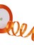 Saten Kurdele 6 mm Orange 2 Metre 1