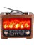 RT-733 Taşınabilir Şarjlı Fenerli Nostaljik Radyo 2