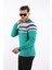 Panolu Selanik Sweatshirt – %100 Pamuk Bisiklet Yaka 1