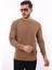 Waffle Dokuma Bisiklet Yaka Sweatshirt – Pamuk Viskon Regular Fit Rugatchi Exclusive 1