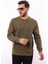 Şardonlu Pike Sweatshirt – %70 Pamuk %30 Viskoz Bisiklet Yaka 1