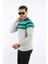 Panolu Selanik Sweatshirt – %100 Pamuk Bisiklet Yaka 1
