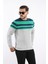 Panolu Selanik Sweatshirt – %100 Pamuk Bisiklet Yaka 2