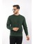 Waffle Dokulu Bisiklet Yaka Sweatshirt – Pamuk Viskon Regular Fit Rugatchi Exclusive 1