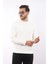Waffle Dokulu Bisiklet Yaka Sweatshirt – Pamuk Viskon Regular Fit Rugatchi Exclusive 1