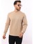 Şardonlu Pike Sweatshirt – %70 Pamuk %30 Viskoz Bisiklet Yaka 1