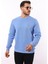 Şardonlu Pike Sweatshirt – %70 Pamuk %30 Viskoz Bisiklet Yaka 1
