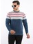 Panolu Selanik Dokuma Bisiklet Yaka Sweatshirt – Pamuk Viskon Regular Fit 4