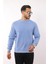Waffle Dokulu Bisiklet Yaka Sweatshirt – Pamuk Viskon Regular Fit Rugatchi Exclusive 1
