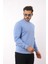 Waffle Dokulu Bisiklet Yaka Sweatshirt – Pamuk Viskon Regular Fit Rugatchi Exclusive 2
