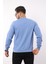 Waffle Dokulu Bisiklet Yaka Sweatshirt – Pamuk Viskon Regular Fit Rugatchi Exclusive 4