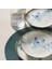 Porselen Roden 24 Parça Yemek Takımı - Mavi 2