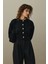Dore Düğmeli Triko Hırka Siyah 3