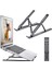 Katlanabilir Laptop Standı, Metal Dizüstü Bilgisayar Standı, Macbook, Notebook, 10-17 Inç Laptop Uyumlu, Taşınabilir Ergonomik Gümüş Bilgisayar Standı 1