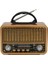 RT-841 Nostaljik Ahşap Görünümlü Bluetooth Radyo 3
