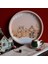 Home Yılbaşı Desenli Dekoratif Metal Tepsi - Pink Midnight 1