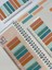 10 Renkli Cetvelli Turuncu ve Turkuaz Tonları Indeks Sticker/index/postit/post-It/kitap Ayracı/not Kağıdı 3