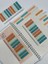 10 Renkli Cetvelli Turuncu ve Turkuaz Tonları Indeks Sticker/index/postit/post-It/kitap Ayracı/not Kağıdı 5