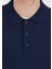 Lacivert Polo Yaka Düz Örgü Triko 3