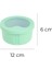 Pastel Hava Sızdırmaz Yuvarlak Silikon Saklama Kabı 400 ml | Yeşil 5