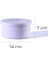 Pastel Hava Sızdırmaz Yuvarlak Silikon Saklama Kabı 600 ml | Mor 5