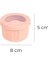 Pastel Hava Sızdırmaz Yuvarlak Silikon Saklama Kabı 150 ml | Pembe 5