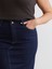 Dar Fit Yırtmaçlı Jean Etek 3
