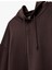Kapüşonlu Uzun Kollu Oversize Modal Sweatshirt 3