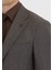 Açık Kahve Desenli Zeroweight Slim Fit %100 Yün Takım Elbise 4
