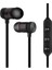 Sports Mıknatıslı Siyah Bluetooth Kulaklık Kablolu Uzun Pil Ömrü 3