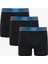 Erkek 3'lü P Logolu Boxer 1