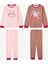 Gül Kurusu Kız Çocuk Guest First Peri Desenli Pamuklu 2'li Pijama Takımı 1