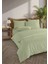 Line %100 Pamuk Ranforce Akay Yeşil Ipliği Boyalı Nevresim Takımı Tek Kişilik - 160X220 cm 2