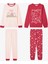 Kız Çocuk Friendmass Yiyecek Desenli Uzun Kollu Pamuklu 2'li Pijama Takımı 1