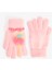 Pembe Kız Çocuk Candy Fiyonk Detaylı Eldiven 1
