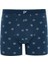 Erkek Geometrik Desenli Logolu 3'lü Boxer 3