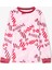 Pembe Kız Çocuk Candy Yeni Yıl Desenli Yumuşak Dokulu Pijama Takımı 2